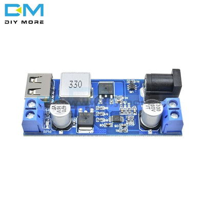 12V 24V To 5V 5A Dc-Dc Step-Down Power Module Supply Converter Adjustable Usb Step-Down Charging For