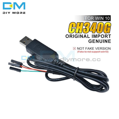 Original Ch340G Ch340 Download Line Cable Usb To Ttl Serial Wire Adapter Compatible Win7 8 10 For