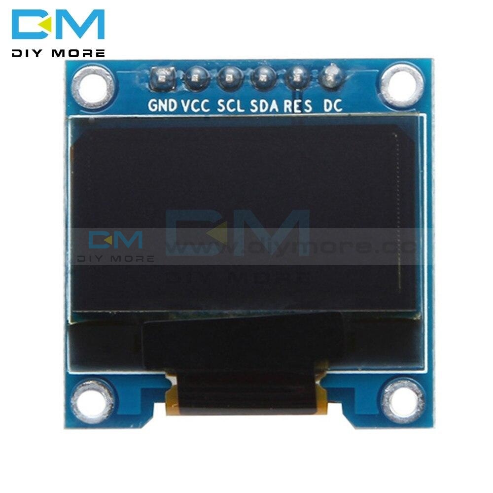 0.96 Inch 6Pin Iic I2C Spi Interface Oled White Lcd Display Module For Arduino Raspberry Pi Smt32
