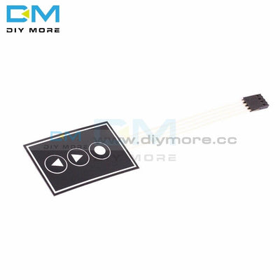 1X3 Matrix Array Membrane Switch Keypad 3 Keys Keyboard 1*3 Display Control Panel For Diy Function