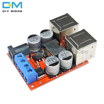 Diymore Dc-Dc Vehicle Charging Board 8V-35V 8A Power Supply Depressurization Module Usb 4 Port