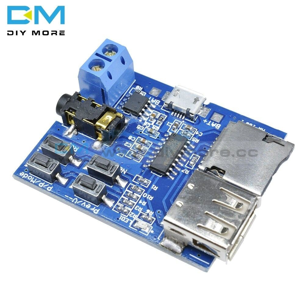 Amplifier Decoding Player Module TF Card U Disk MP3 Format Decoder Boa ...
