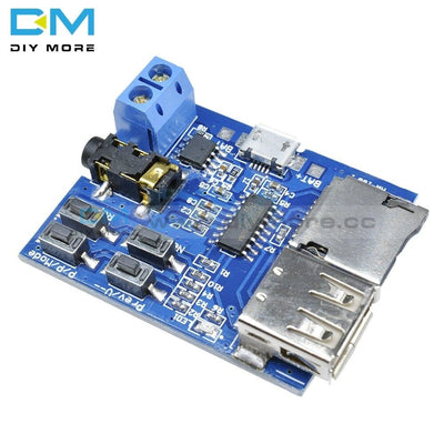 Amplifier Decoding Player Module Tf Card U Disk Mp3 Format Decoder Board Mircousb Port Audio
