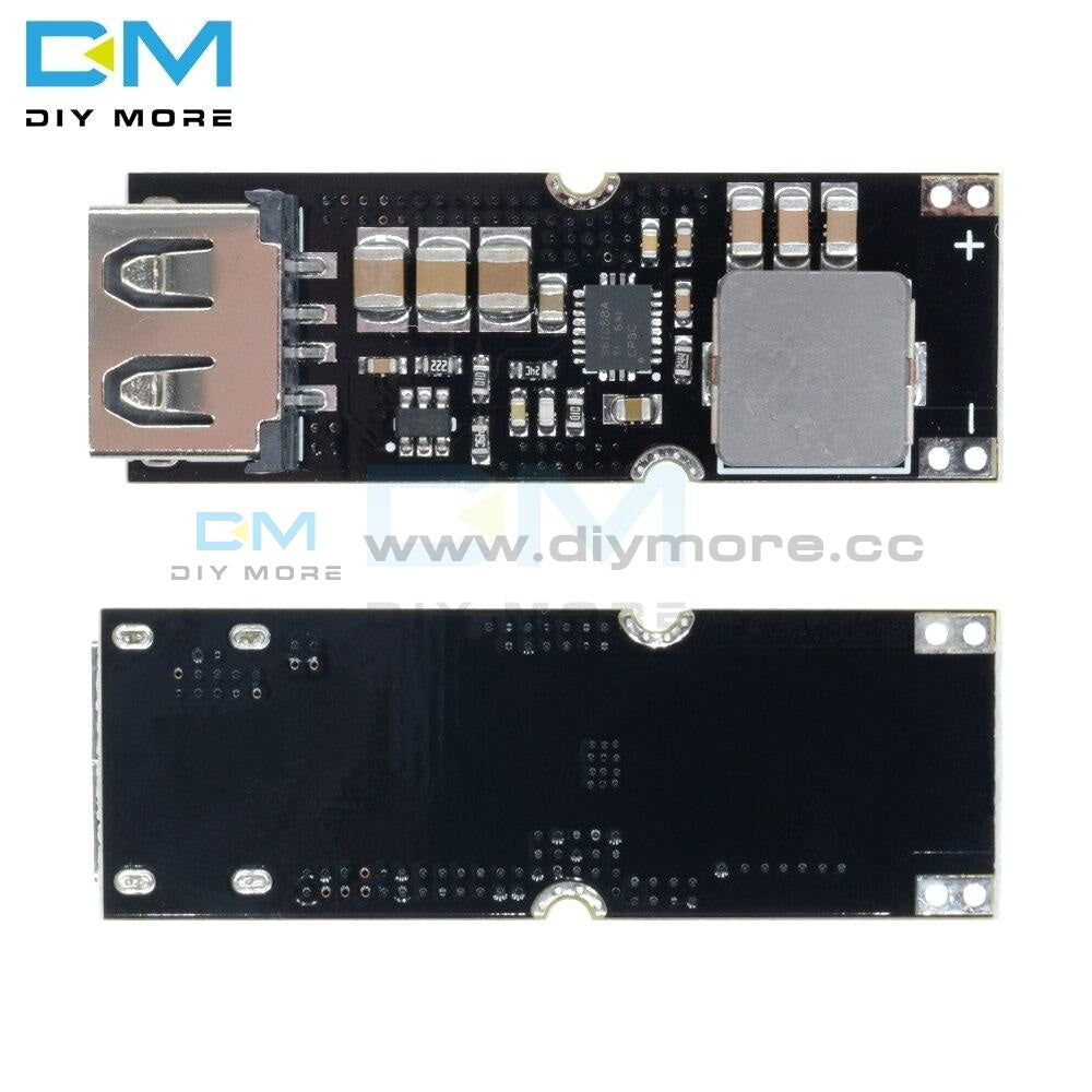 Single Cell Lithium Battery Boost Power Module Board 3.7V 4.2V Liter 5V 9V 12V Usb Mobile Phone Qc