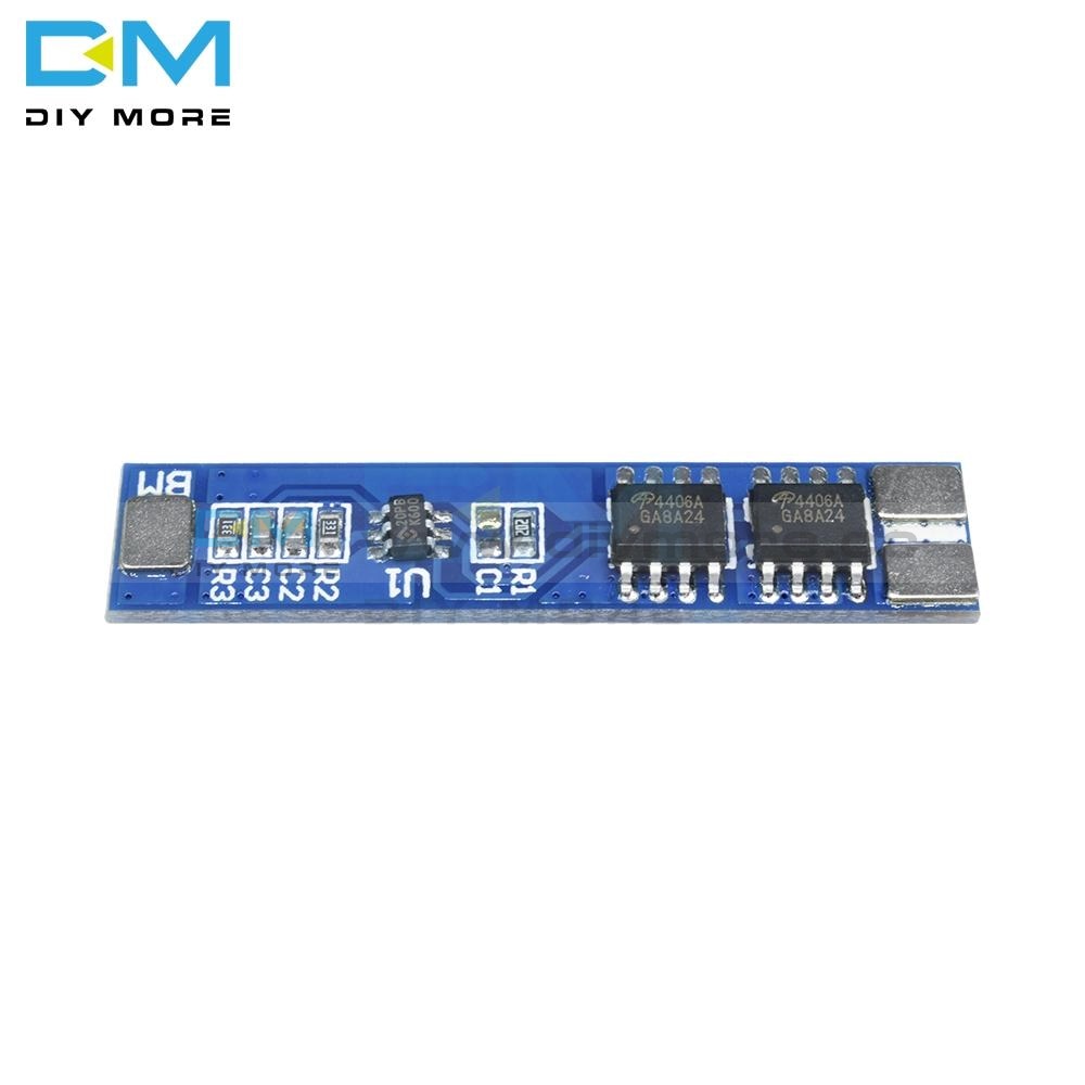 2S 5A Li-Ion Battery Overcurrent Protection Board Bms Pcm Lipo Cell Pack 18650 Mos Transistor Short