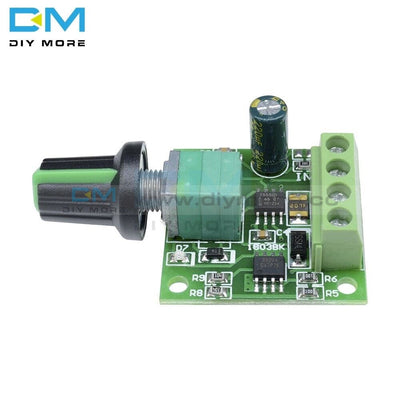 Newest Dc Max Output Current 2A Adjustable Voltage 1.8V 3V 5V 6V 12V Low Motor Speed Controller