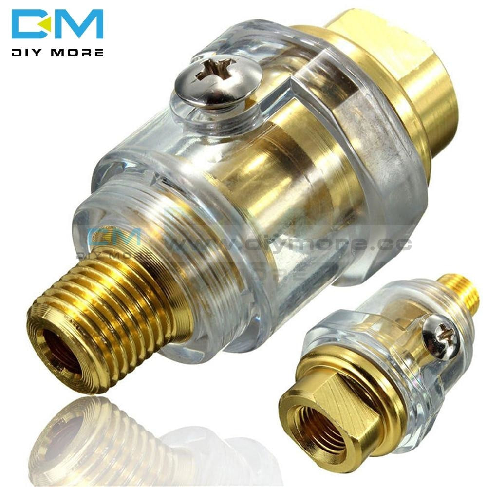 Hardware Oiler Lubricator Of 1/4 Bsp Mini In-Line For Pneumatic Tool & Air Compressor Pipe Diy Kit