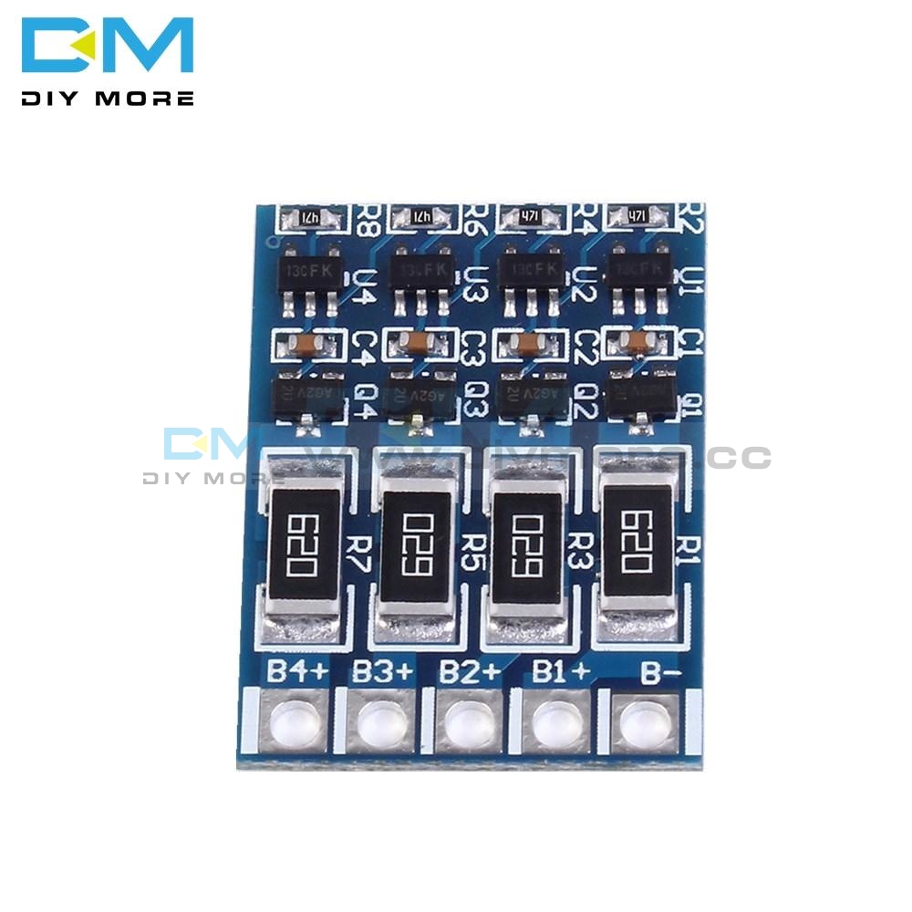 4S Li-Ion Lipo Lithium Battery 18650 Charge Balance Protection Board 68Ma Polymer Charging Module