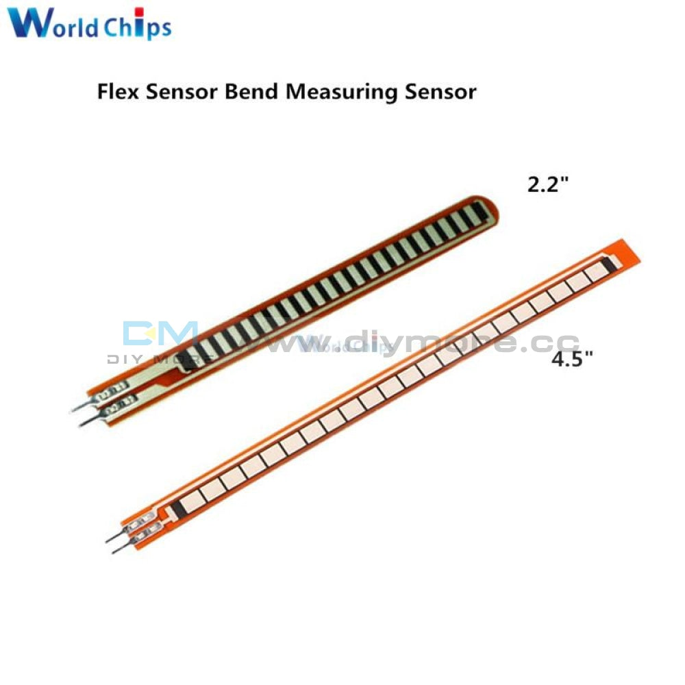 Flex Sensor 2.2 Inch Bend For Robotic Hand Electronic Gloves Flex2.2 Flex4.5 4.5 Module
