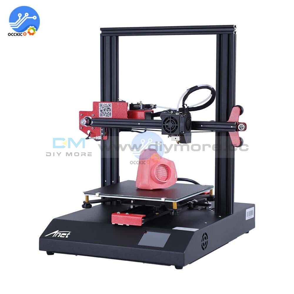 Original Anet Et4 3D Printer Ac110 220V 230V Aluminum Frame Touch Screen Support Offline Printing