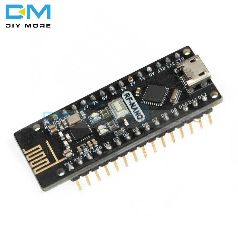 Nano V3.0 Ch340 Rf-Nano Micro Usb Board Atmega328P Qfn32 5V 16M Integrate Nrf24L01+2.4G Wireless For