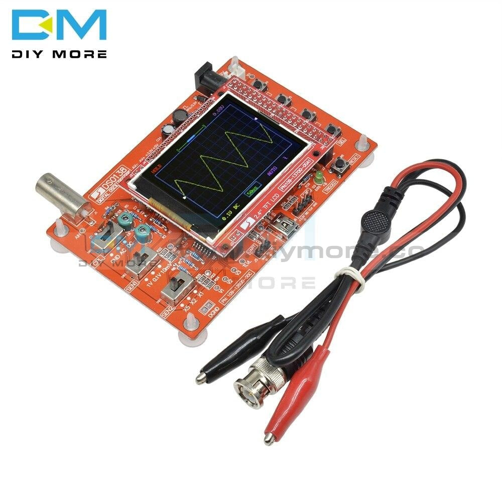 Fully Welded Assembled Dso138 Tft Digital Oscilloscope (1Msps) + Probe B1 Stm32F103C8 Chip 12Bit