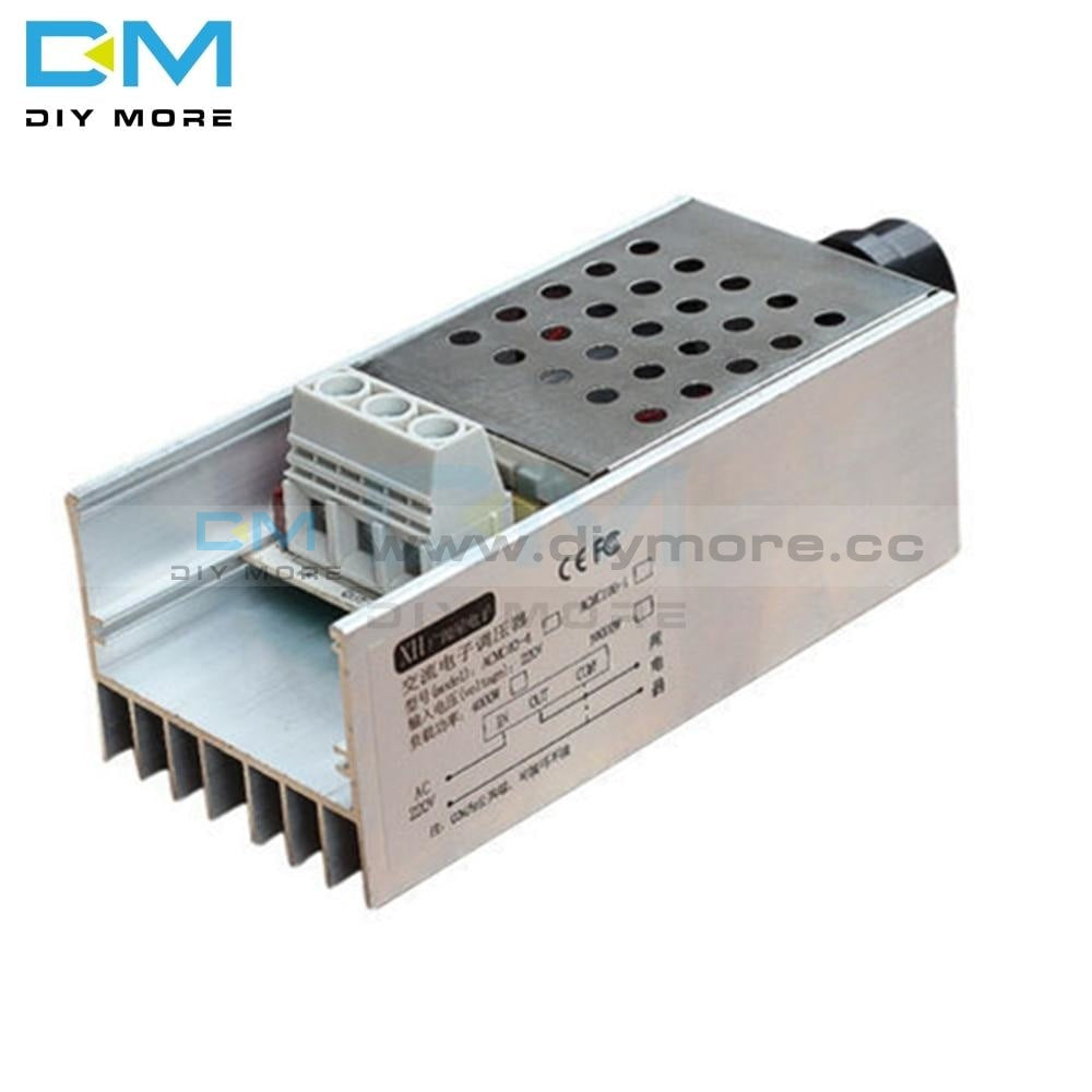 High Power Dimmer Ac 110V 220V 10V 10000W Scr Electronic Voltage Regulator Adjust Motor Speed