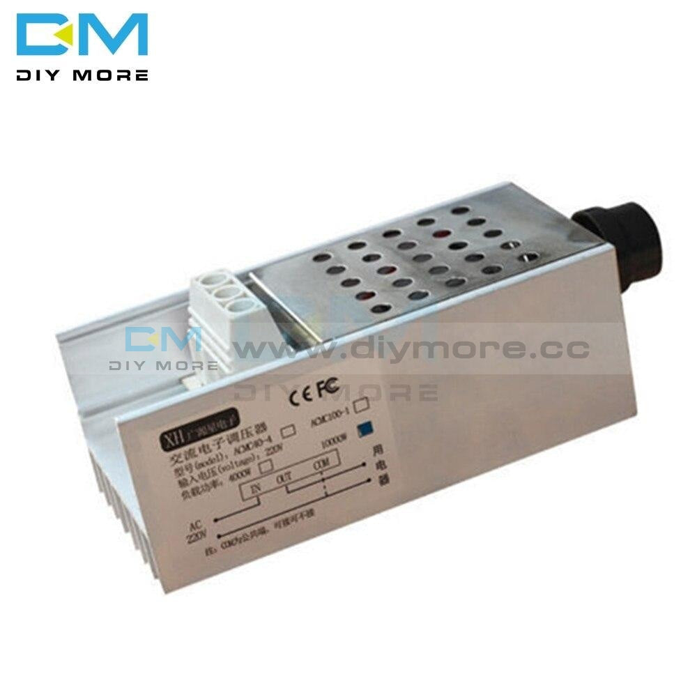 High Power Dimmer Ac 110V 220V 10V 10000W Scr Electronic Voltage Regulator Adjust Motor Speed