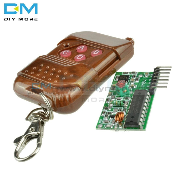 4 CH Key Wireless Remote Control Receiver Module 315MHz 2262/2272 IC F ...