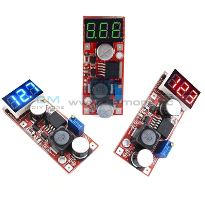 Lm2596 Dc Adjustable Buck Converter Voltage Regulator With Voltmeter 5V 12V 24V Step Down Module