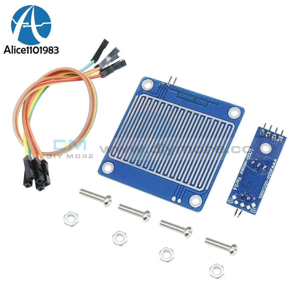 Lm393 Humidity Detection Sensor Module Snow Rain Raindrops For Arduino Drive Driver Board Translate
