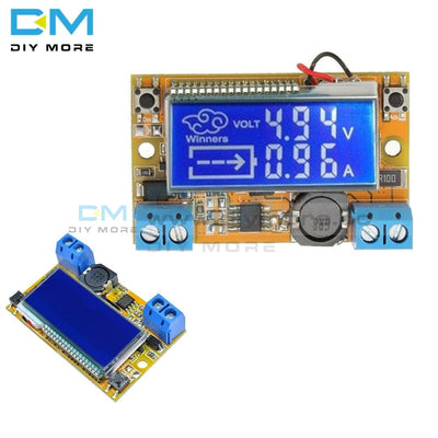 Liquid Crystal Displays Dc Step Down Buck Converter Power Supply Adjustable Push Button Module