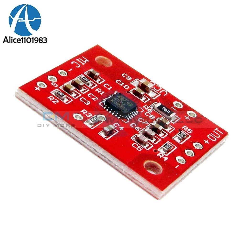Low Noise Hight Gain Electret Microphones K472 Amplifier Board Module For Differential Single Ended