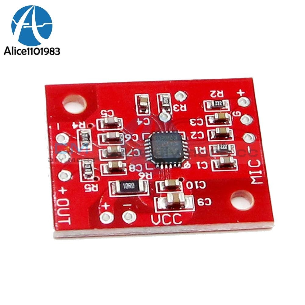 Low Noise Hight Gain Electret Microphones K472 Amplifier Board Module For Differential Single Ended