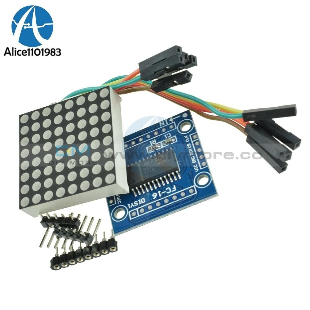Max7219 Max7219Ewg Dot Matrix Module Board Mcu Control Display For Arduino Diy Kit Integrated