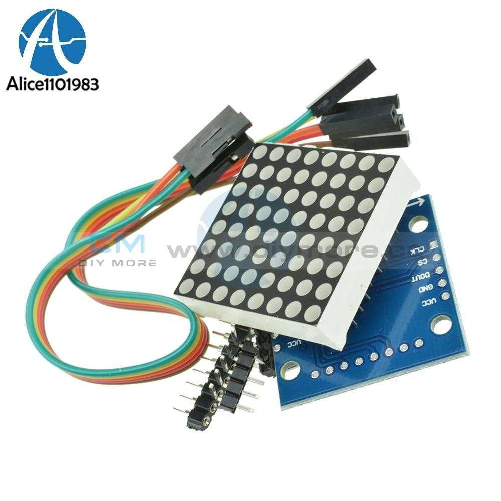 Max7219 Max7219Ewg Dot Matrix Module Board Mcu Control Display For Arduino Diy Kit Integrated
