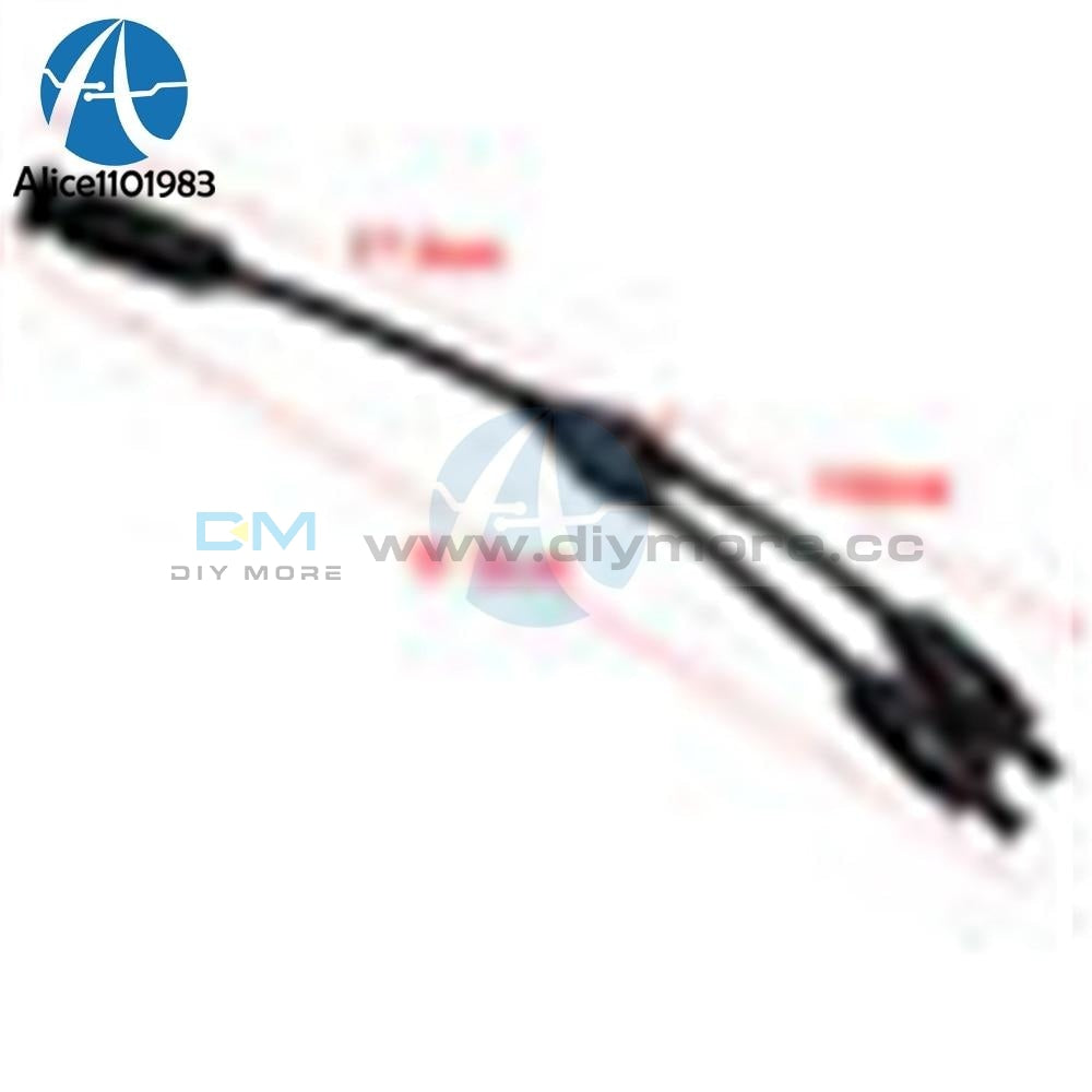 Mc4 Solar Photovoltaic Panel Adaptor Cable Connector 2 Branch Y Type 3 Way Plug Parallel Connection