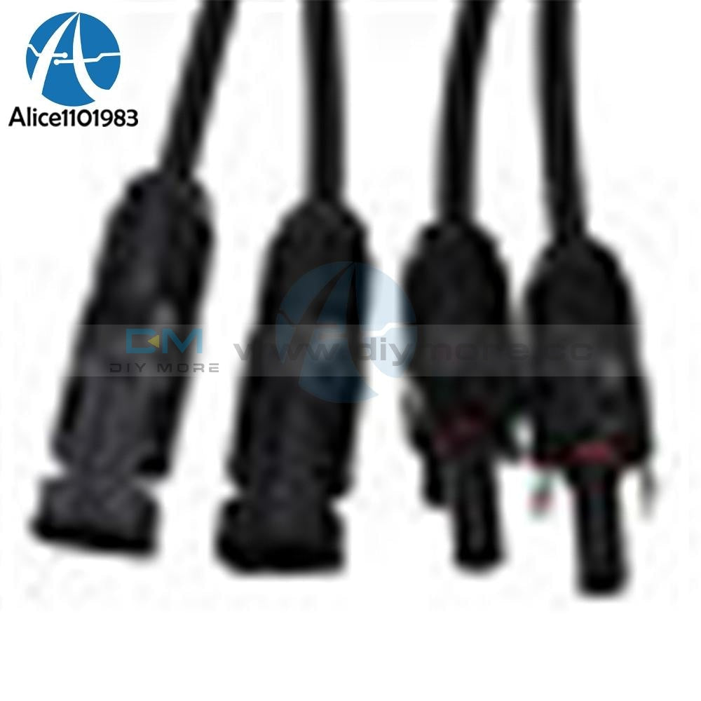 Mc4 Solar Photovoltaic Panel Adaptor Cable Connector 2 Branch Y Type 3 Way Plug Parallel Connection