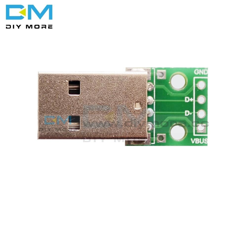 Mini/micro Usb To Dip Type A Female/ Male Adapter Converter For 2.54Mm Pcb Board Diy Power Supply