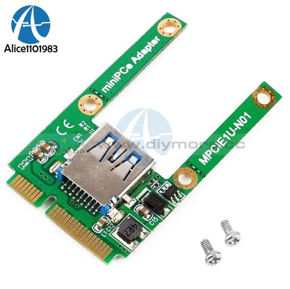 Mini Pci E Card Slot Expansion To Usb 2.0 Interface Adapter Riser Usb1.1 Compatible Can Connect