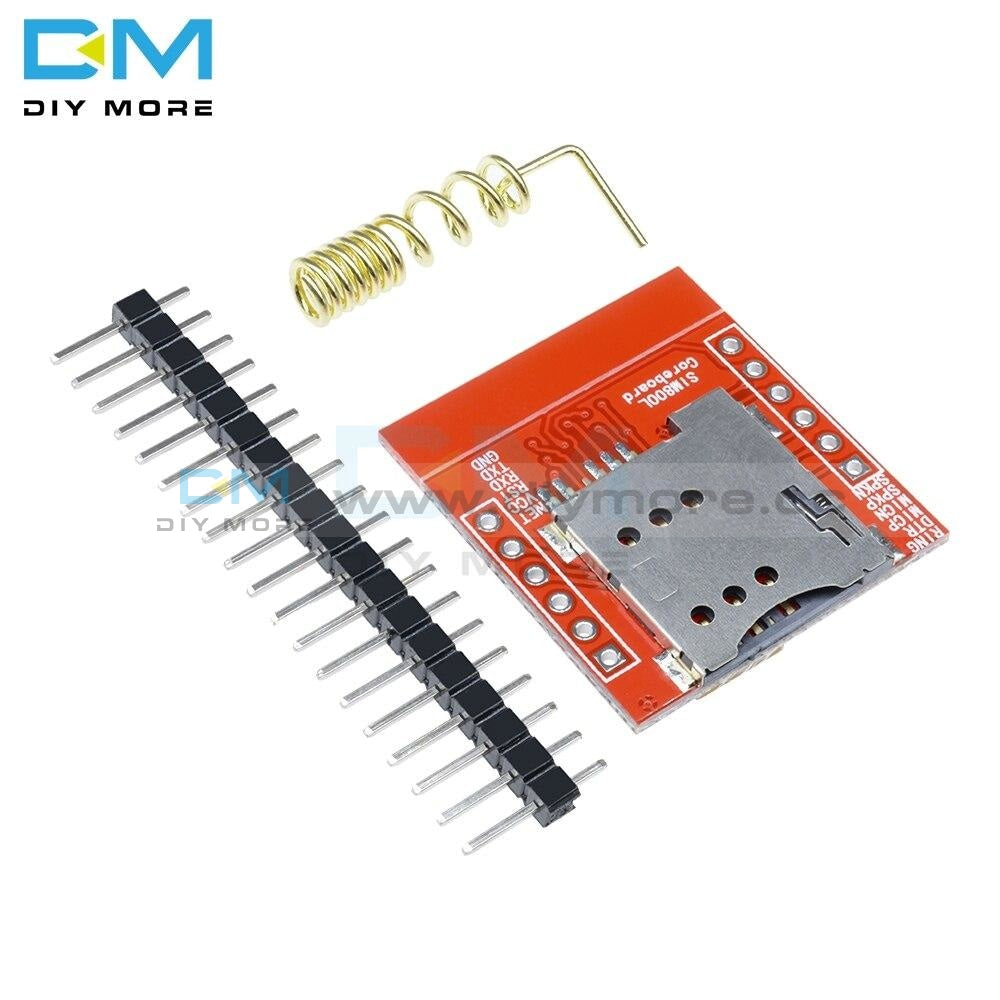 Mini Smallest Sim800L Gprs Gsm Module Microsim Card Core Wireless Board Quad Band Ttl Serial Port