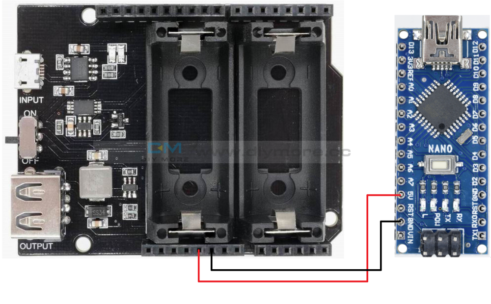 18650 Battery Shield V8 Mobile Power Bank 3V/5V For Arduino Esp32 Esp8266 Wifi Micro Usb Cable