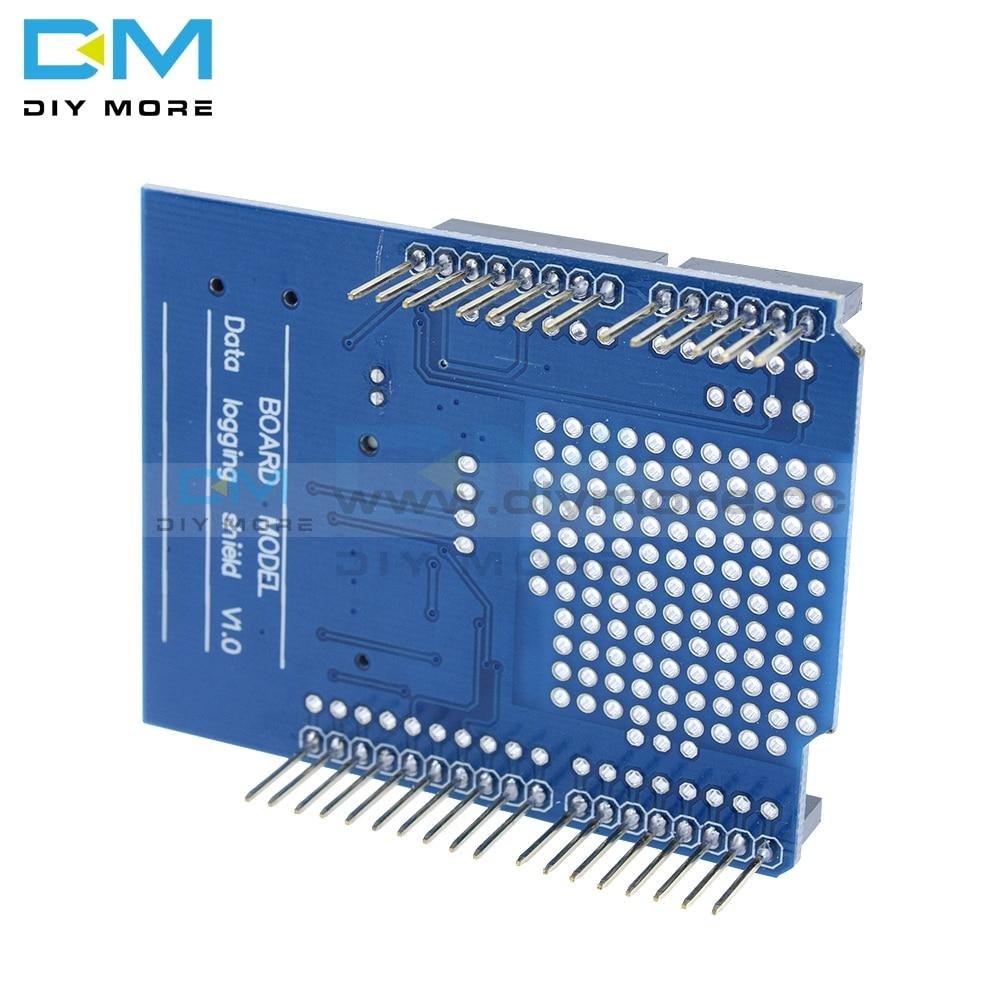 New Data Logger Module Logging Recorder Shield V1.0 For Arduino Uno Sd Card Slot One Cr1220 3V Not