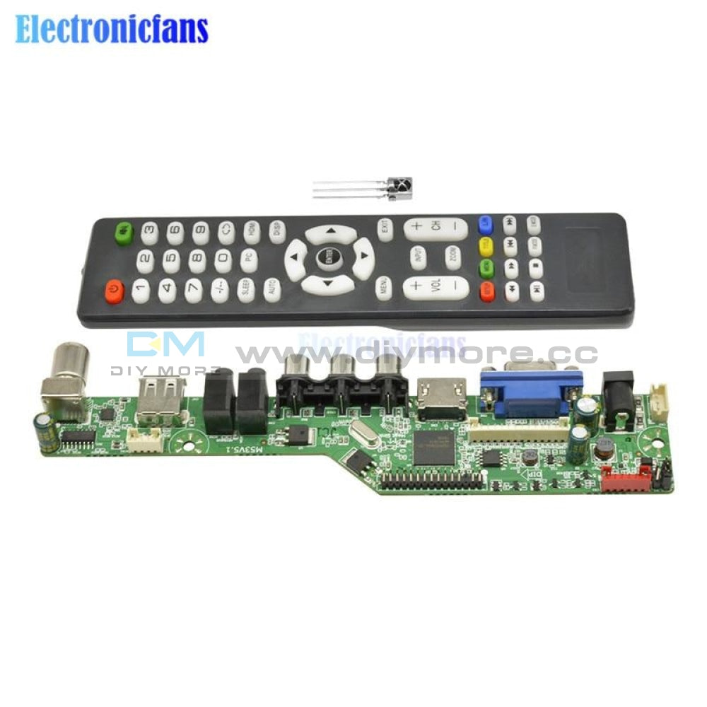 New Universal Lcd Controller Board Resolution Tv Motherboard Vga/hdmi/av/tv/usb Hdmi Interface