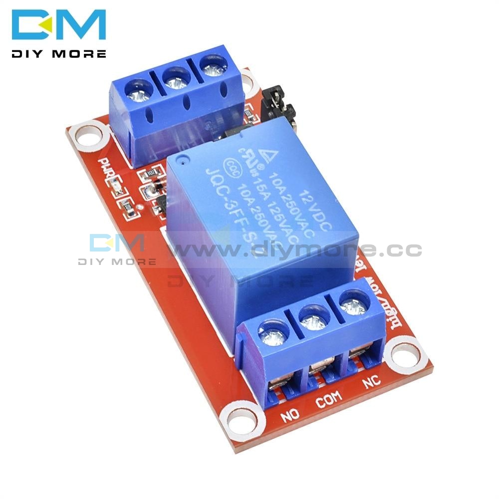 One 1 Channel 12V Relay Module Board Shield With Optocoupler Support H ...