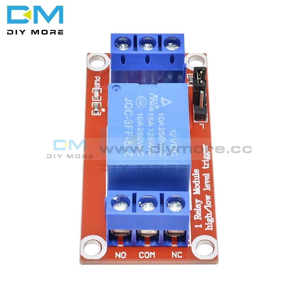 One 1 Channel 12V Relay Module Board Shield With Optocoupler Support High And Low Level Trigger