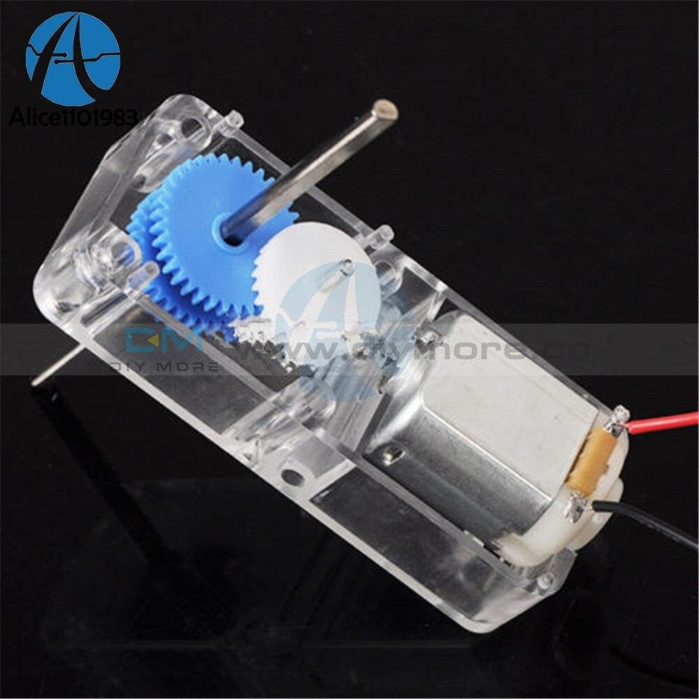 Output Biaxial Gear Motor Box 130 Dc 1:94 Motor Shell Case For Diy Smart Robot Car 1.5 6V Integrated