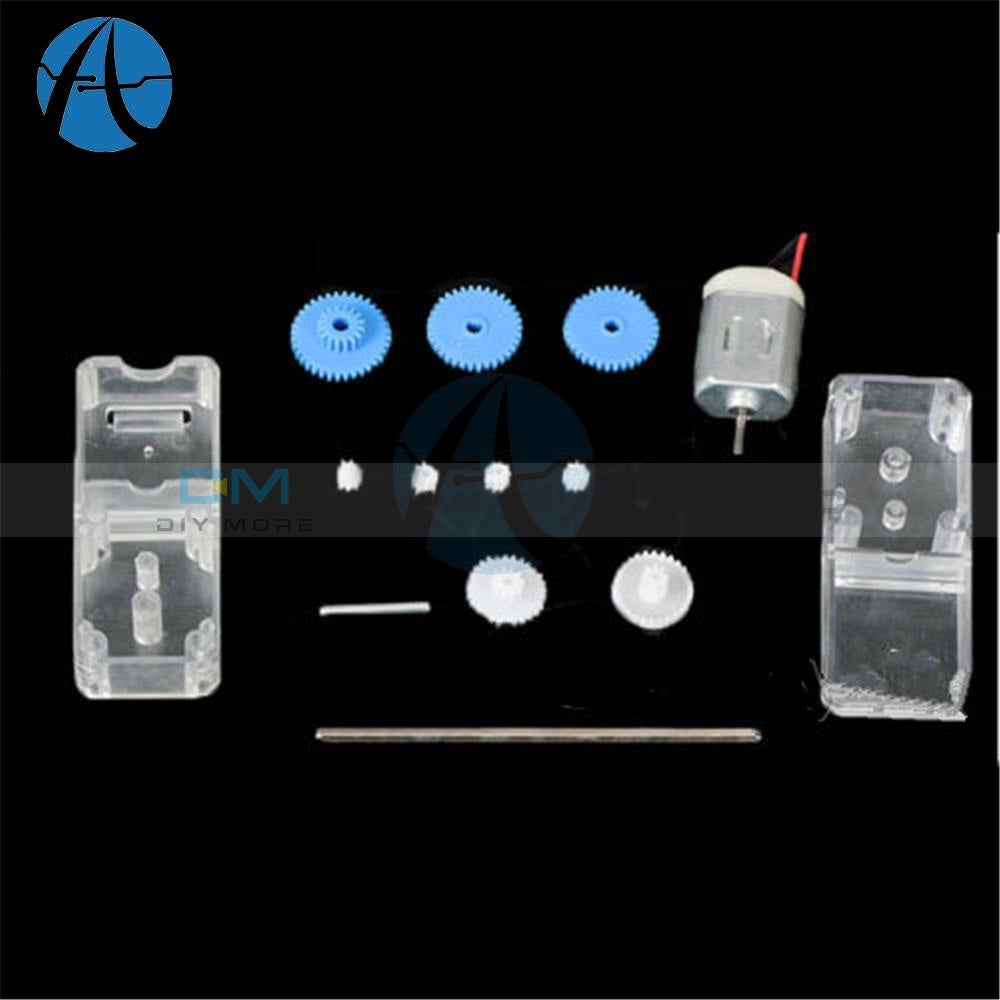 Output Biaxial Gear Motor Box 130 Dc 1:94 Motor Shell Case For Diy Smart Robot Car 1.5 6V Integrated