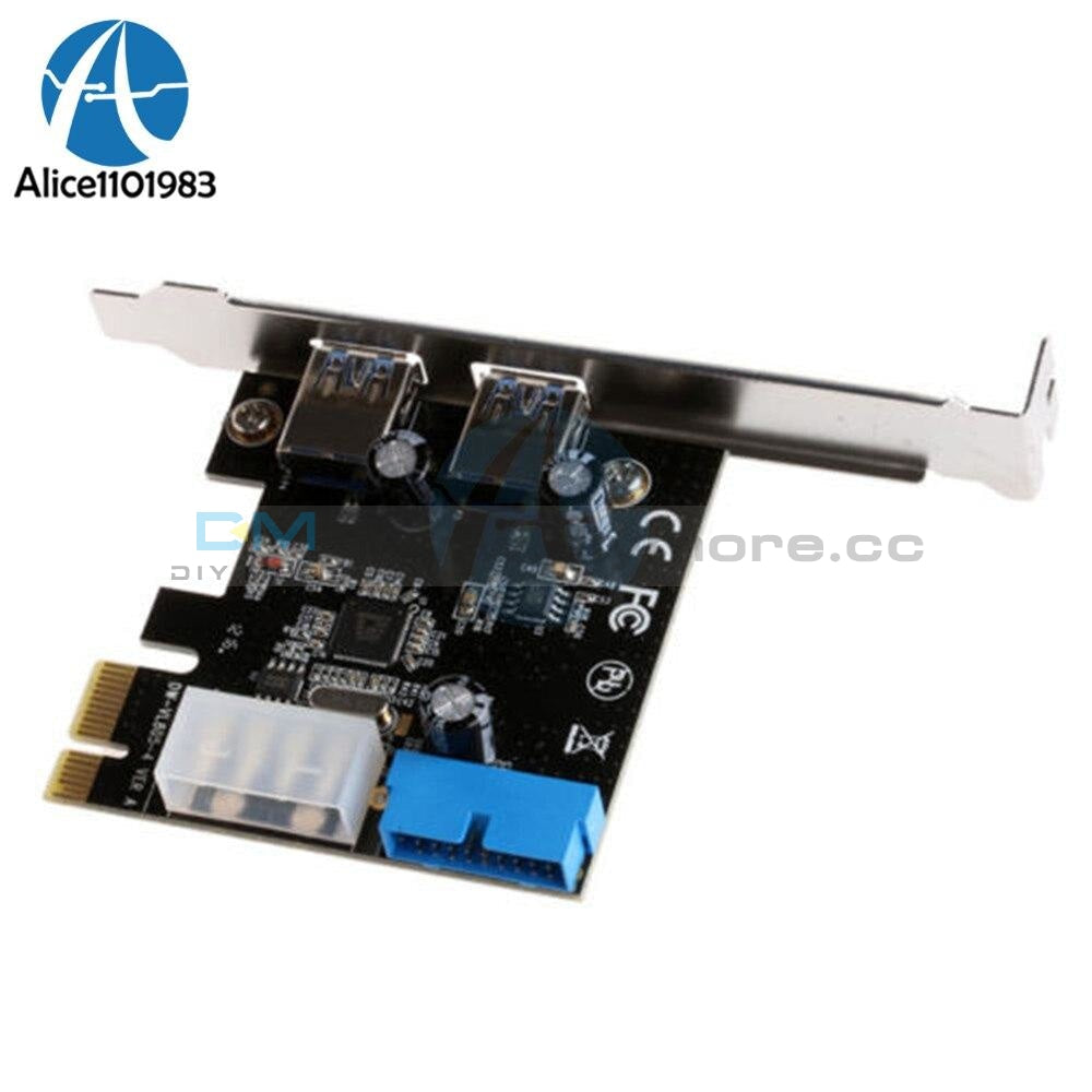 Pci 2 Ports Express Usb 3.0 Front Panel With 4 Pin & 20 Control Card Adapter 5Gbps Speed Pin Molex
