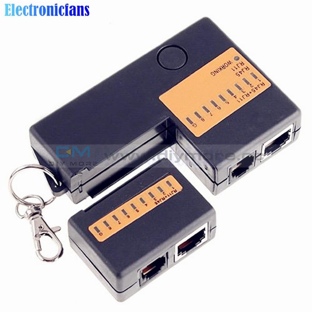 Portable Mini Network Cable Tester Tools Rj45 Rj11 Rj12 Lan With Key Chain Gps/gprs Module