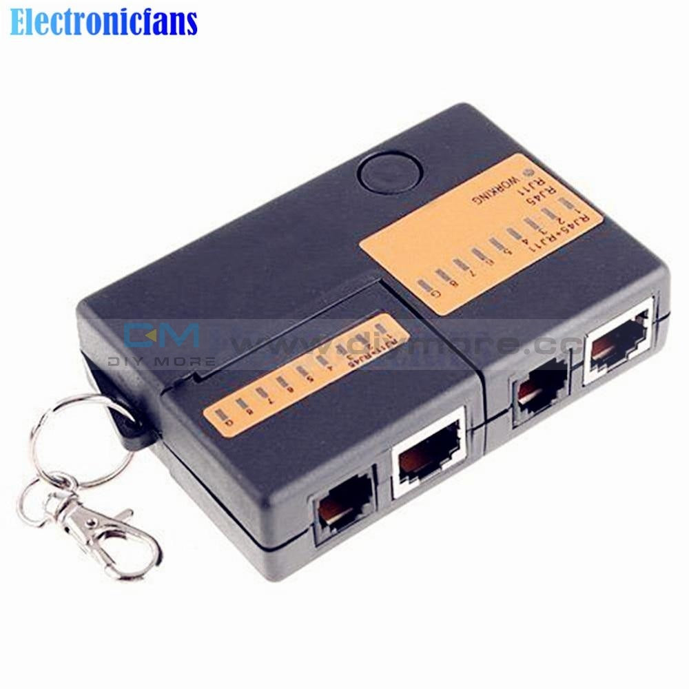 Portable Mini Network Cable Tester Tools Rj45 Rj11 Rj12 Lan With Key Chain Gps/gprs Module