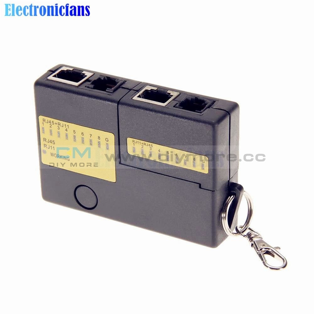 Portable Mini Network Cable Tester Tools Rj45 Rj11 Rj12 Lan With Key Chain Gps/gprs Module