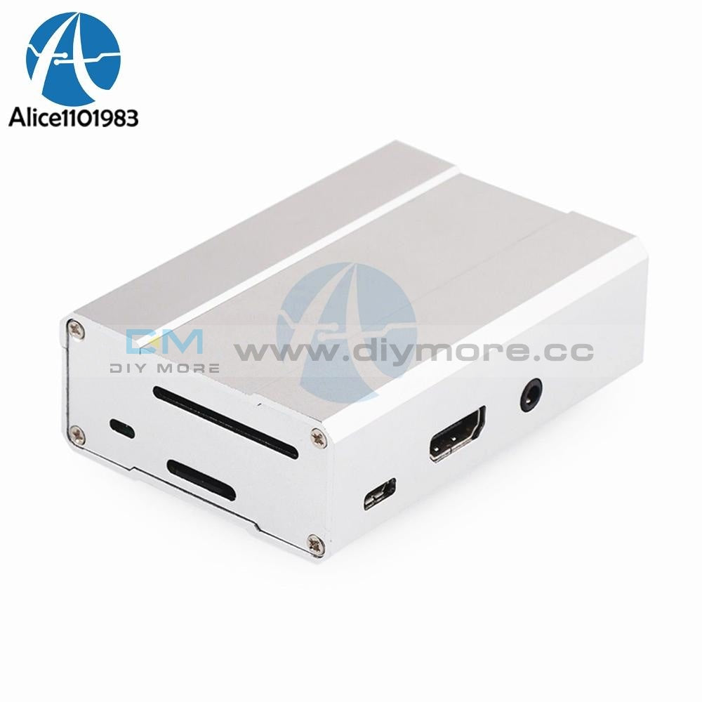Premium Aluminum Alloy Metal Case For Raspberry Pi 2 / 3 B B+ Model B&b+ Material Shell Box Silver