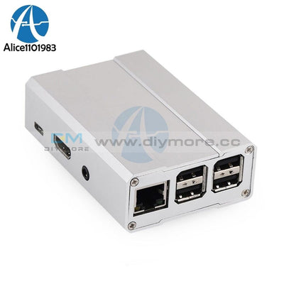 Premium Aluminum Alloy Metal Case For Raspberry Pi 2 / 3 B B+ Model B&b+ Material Shell Box Silver