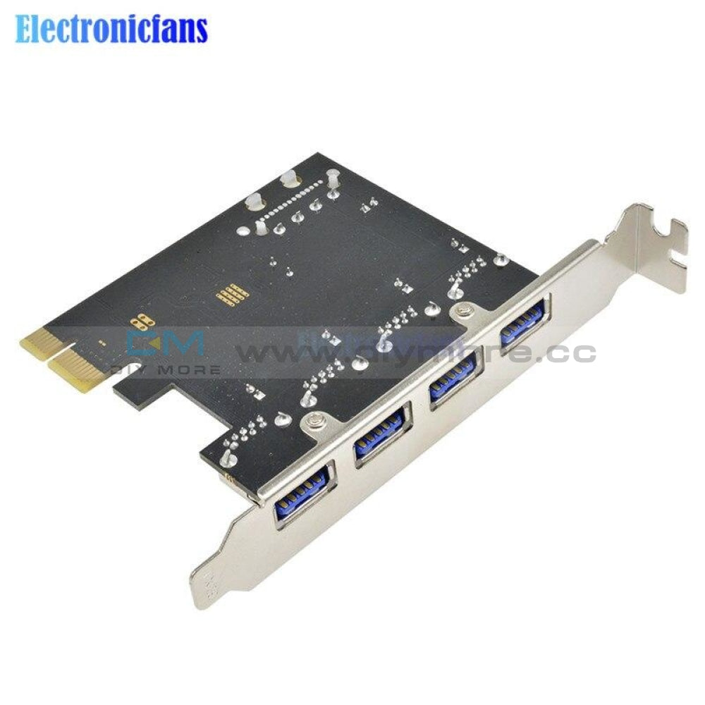 Professional 4 Port Pci E To Usb 3.0 Hub Express Expansion Card Adapter 5 Gbps Speed Controller For