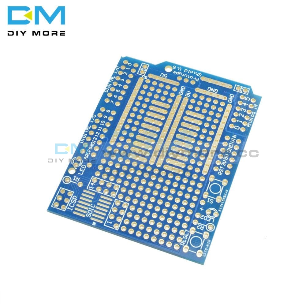 Prototype Pcb For Arduino Uno R3 Shield Board Diy Combo Module 2Mm+2.54Mm Pitch Fr 4 Glass Fiber Kid