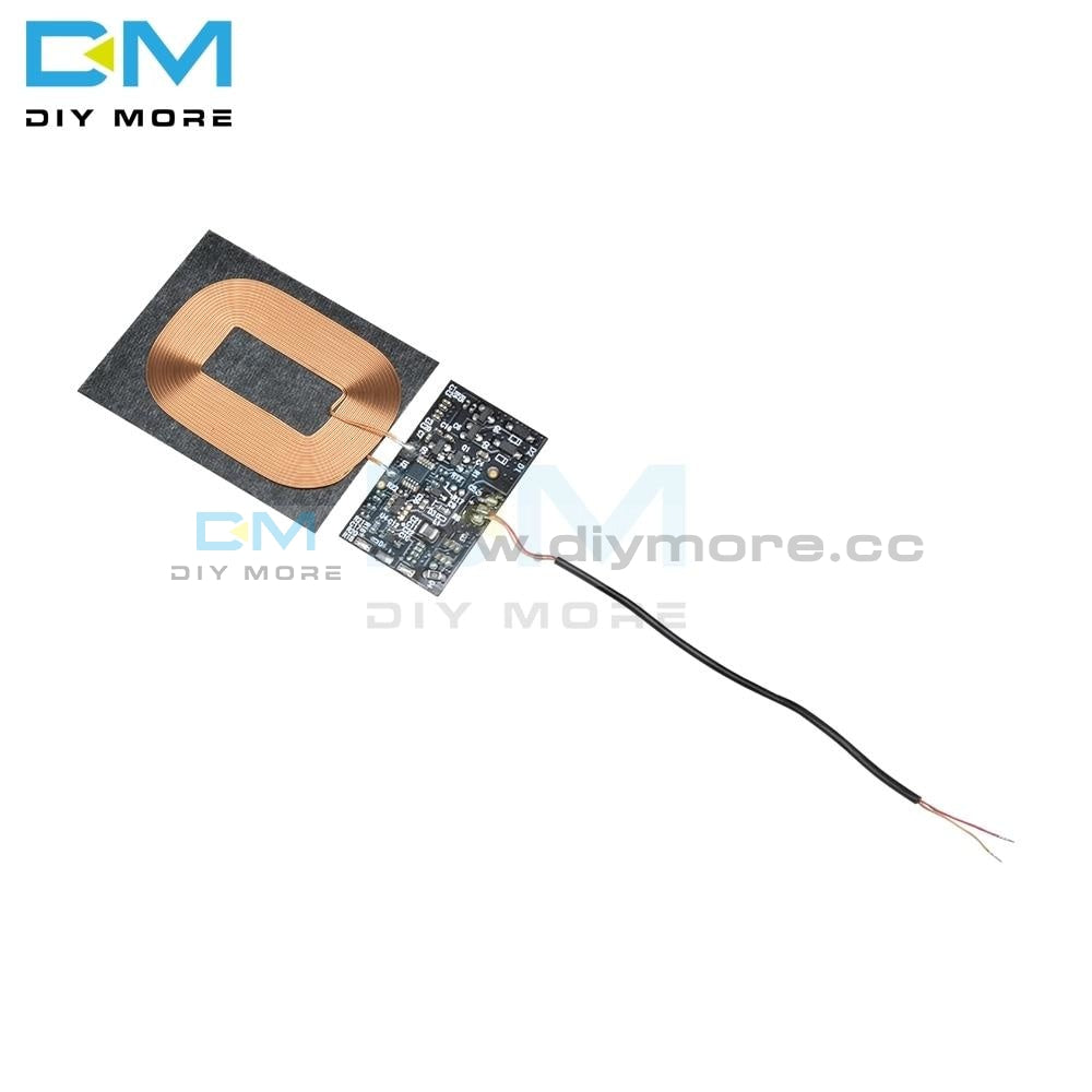 Qi Standard Wireless Charging Coil Receiver Module Circuit Board Diy For Phone Battery 5V 1A 5W Fast