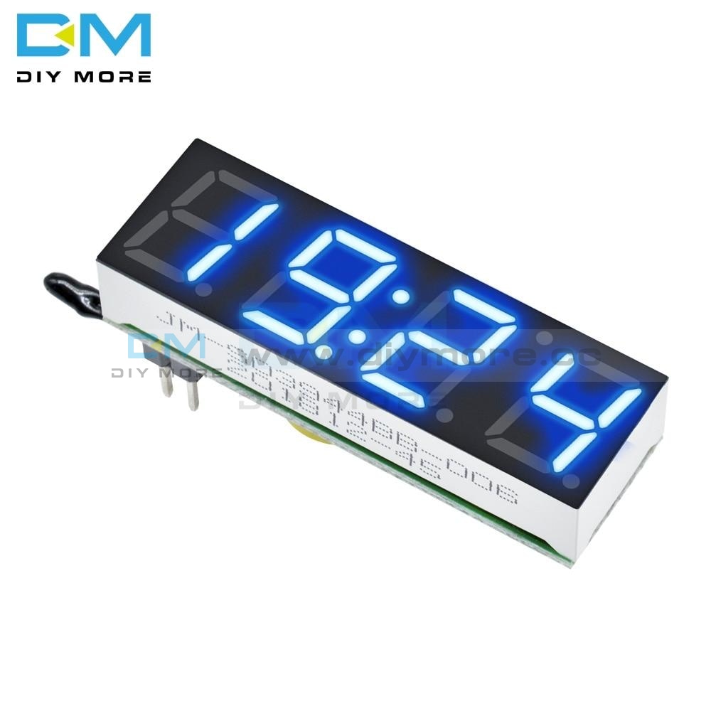 Red Blue Green 3 In 1 Led Ds3231 Ds3231Sn Digital Clock Temperature Voltage Module Time Thermometer
