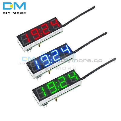 Red Blue Green 3 In 1 Led Ds3231 Ds3231Sn Digital Clock Temperature Voltage Module Time Thermometer
