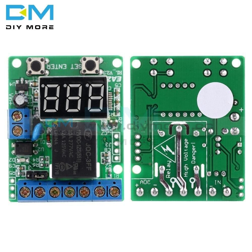 Relay Module Dc 12V Switch Control Board Voltage Detection Charging Discharge Monitor Test